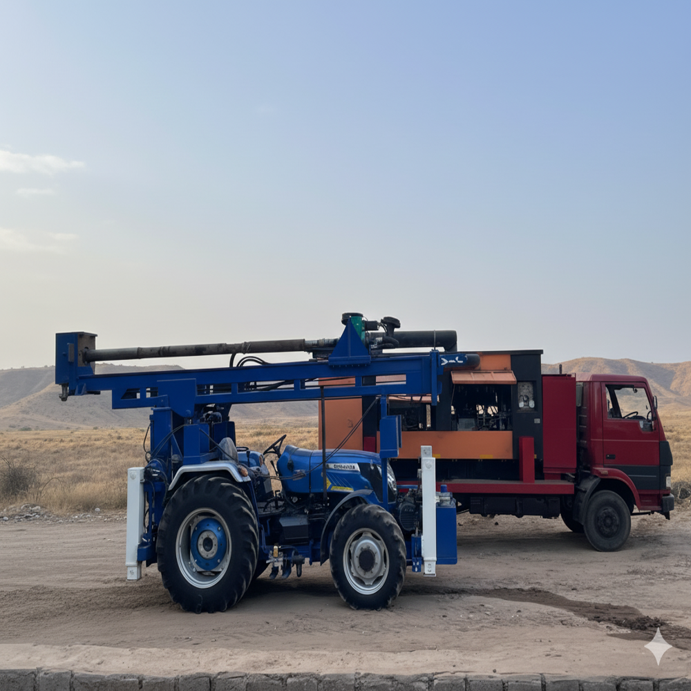 JWT-15 Tractor Mounted Dthr Water Well Drilling Rig