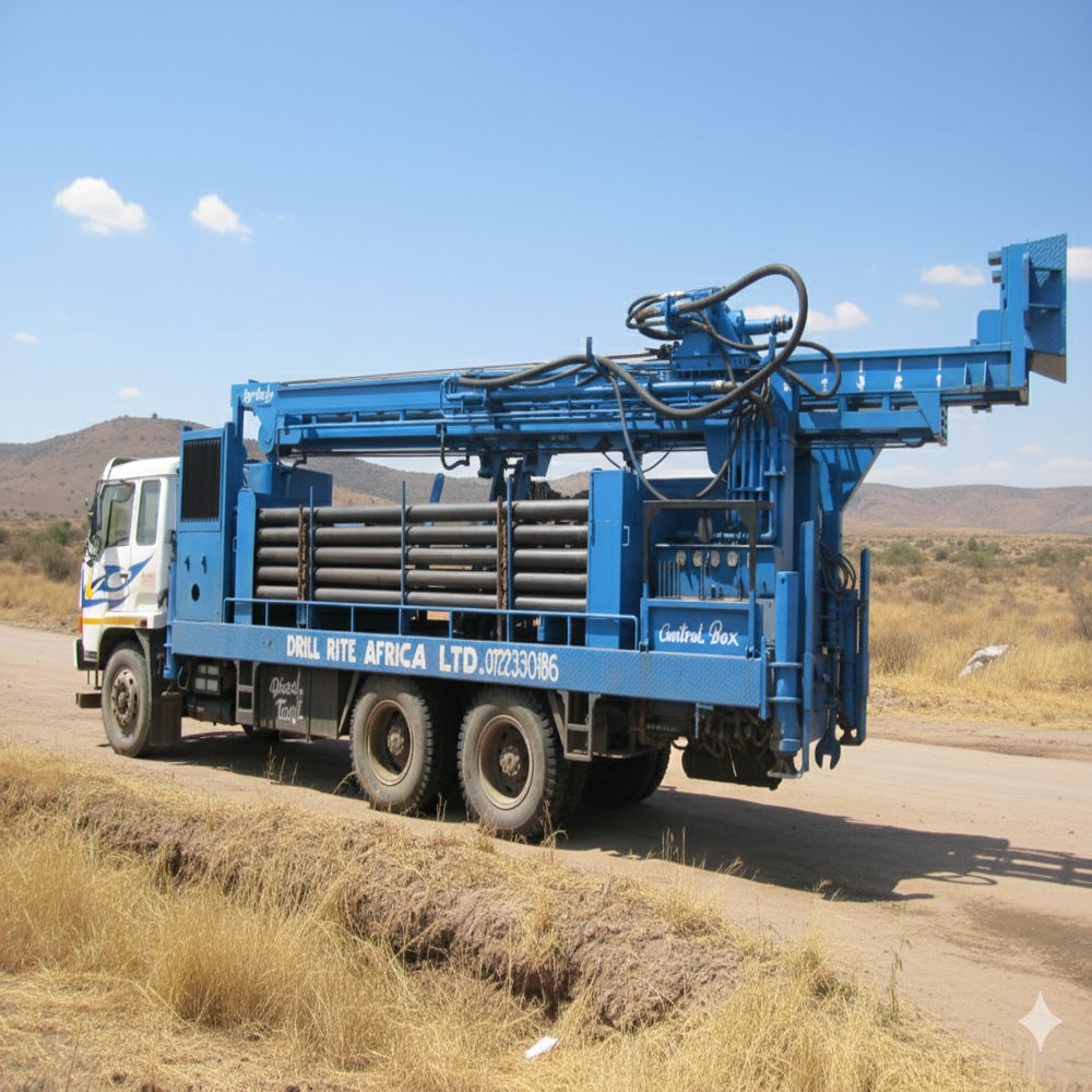 Solid 45 Truck Mounted Dthr Water Well Drilling Rig Solid 45 Truck Mounted Dthr Water Well Drilling Rig