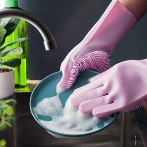 Silicone Hand Gloves For Kitchen Dishwashing