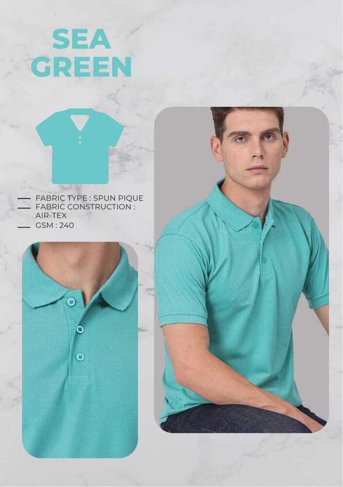 Spun Cotton T-shirts 240 GSM (without tipping)