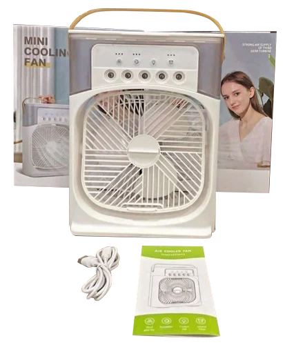 Mini Portable Air Cooler Cooling Fan - Blade Material: Plastic