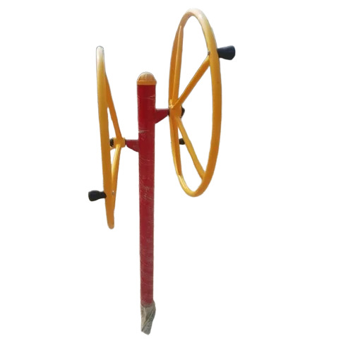 01_Mild Steel Outdoor Gym Arm Wheel - Features: Good Quality
