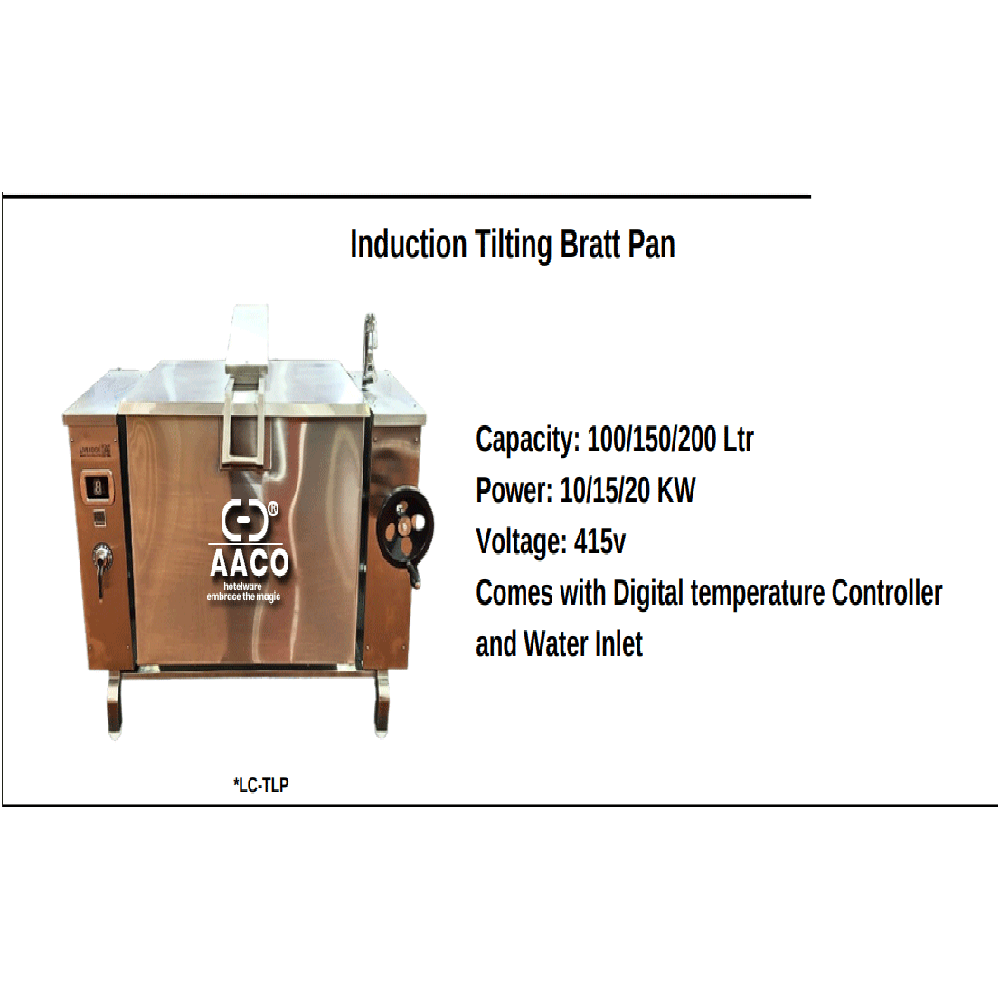 Induction Tilting Bratt Pan