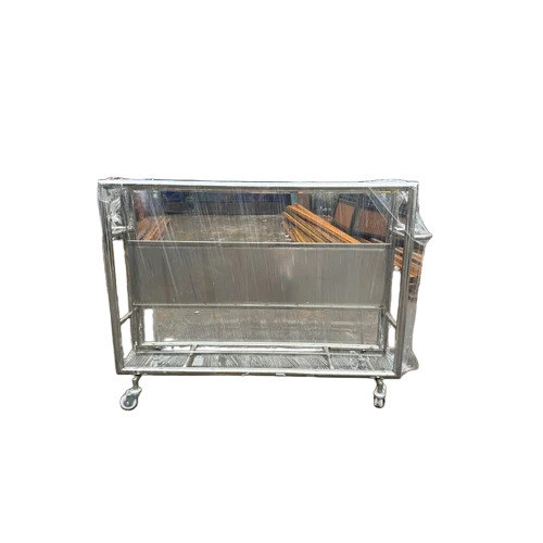 Yellow Mild Steel Police Barricade Stand