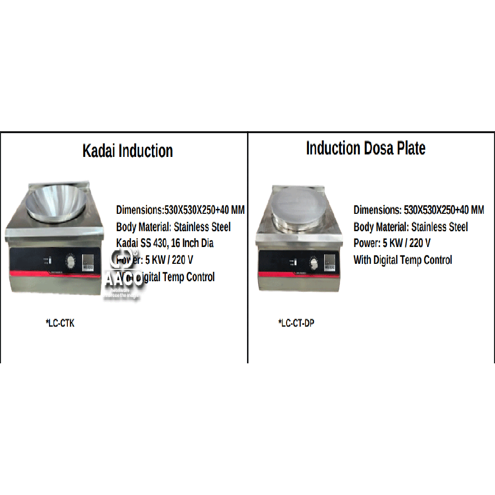 Kadai Induction - Material: Stainless Steel