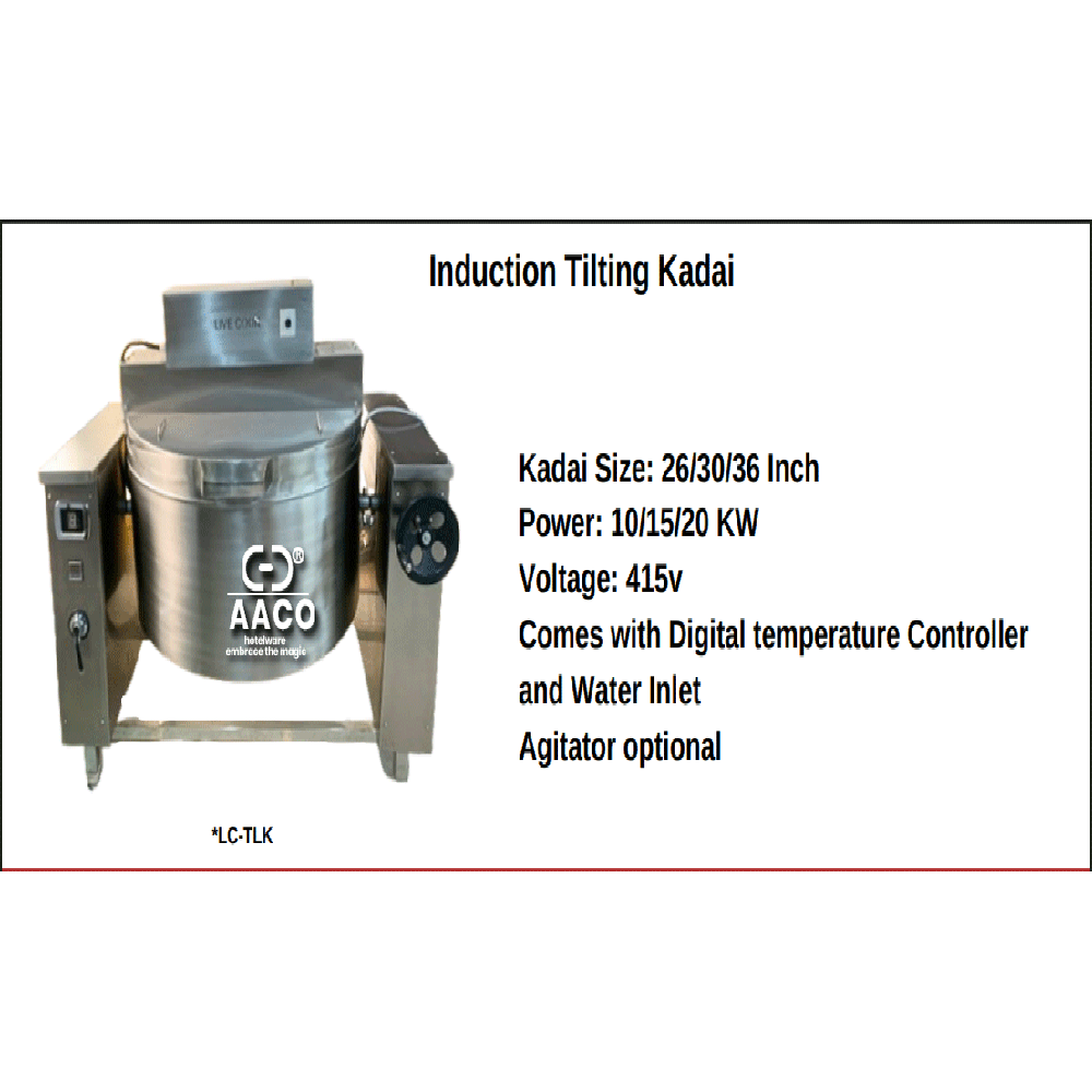 Kadai Induction - Material: Stainless Steel