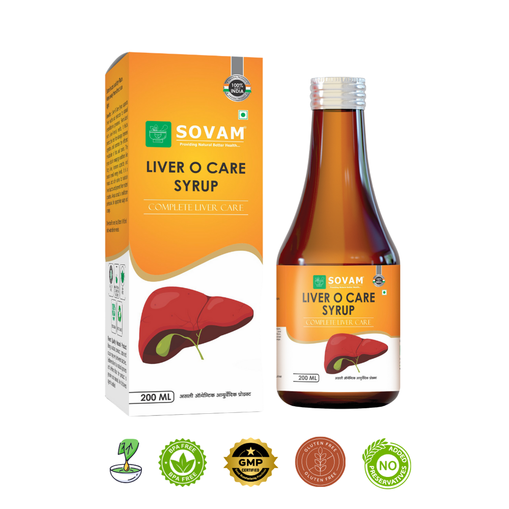 Sovam Liver O Care Syrup 200ml - Age Group: For Adults