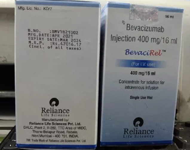 Bevacirel 400mg Injection