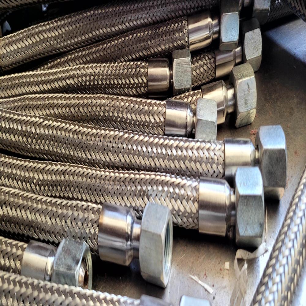 Flexible Braided Hose For Industry - Color: Grey