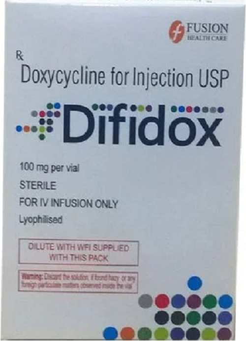 Difidox Doxycycline 100Mg Injection - Physical Form: Liquid