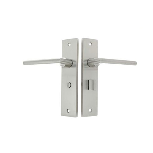 Bathroom Door Lock - Color: Silver