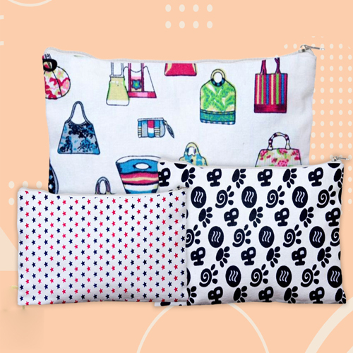 1019 Multipurpose Pouch - Color: White
