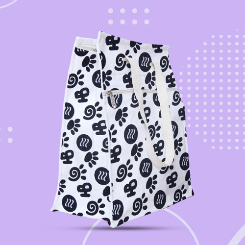 1015 Shopping Bag - Color: White