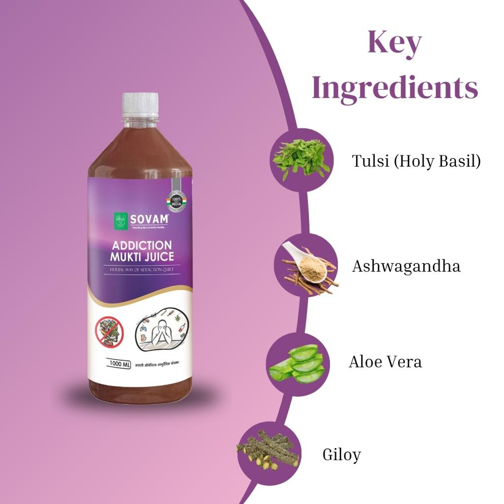 Sovam Addiction Mukti Juice 1000 ml
