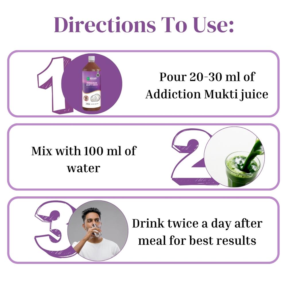 Sovam Addiction Mukti Juice 1000 ml