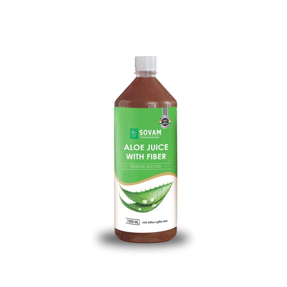 Sovam Aloe Vera With Fiber Juice 1000 ml