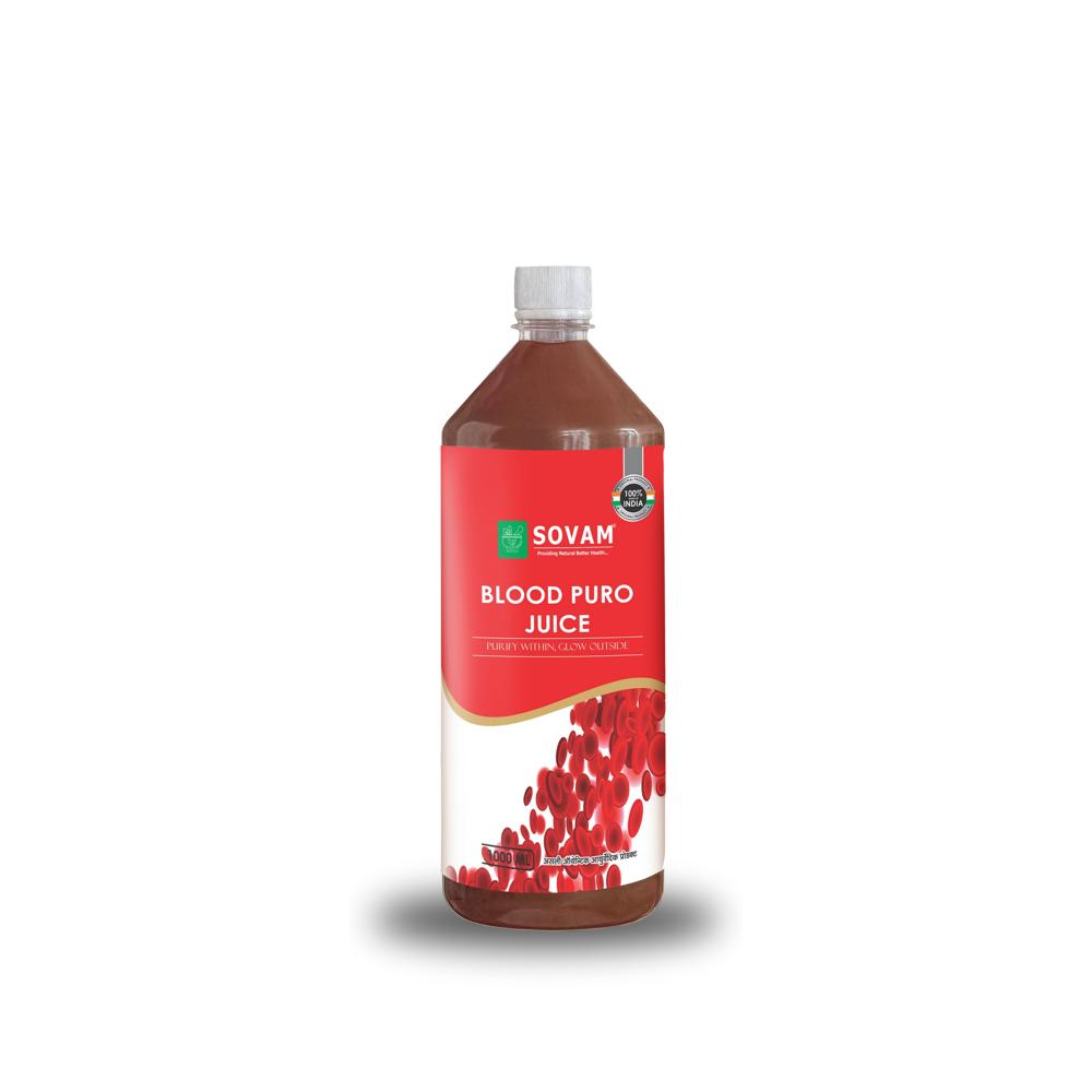 Sovam Blood Puro Juice 1000 Ml - Age Group: For Adults