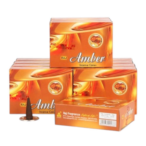 Cone Collection Red Mix In 1dz Rose, Golden Wood, Amber, Firdous - Burning Time: 30 Minutes