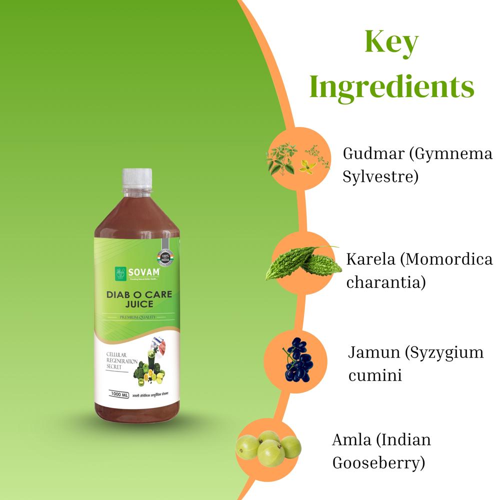 Sovam Diab-O-Care Juice 1000 ml