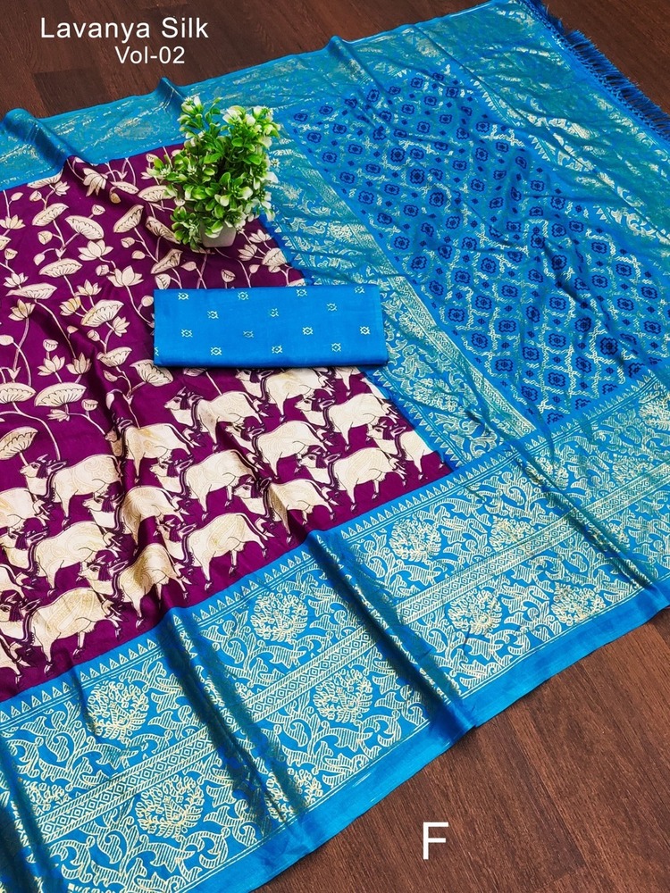 KALAMKARI DIGITAL PRINT SAREE