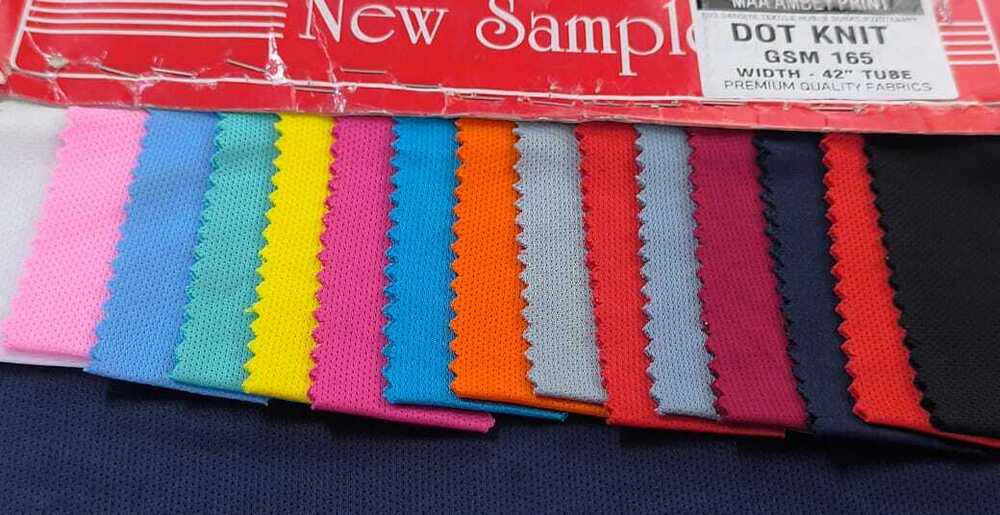 Dot Knit - Polyester Lycra Fabric