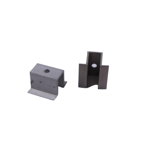 Aluminium Solar Panel Mid Clamps - Color: Silver
