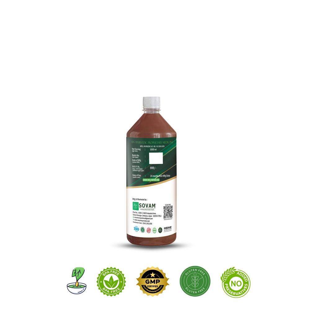 Sovam Obesity Care Juice 1000 Ml - Age Group: For Adults