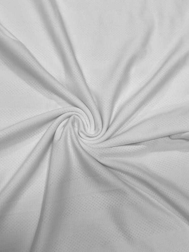 Dot Melange Fabric - Polyester Lycra Fabric