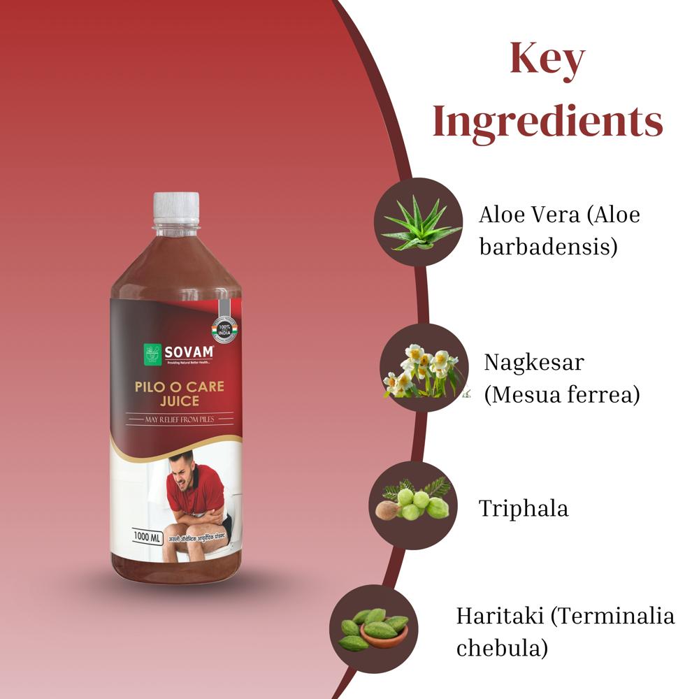 Sovam Pilo O Care Juice 1000 ml