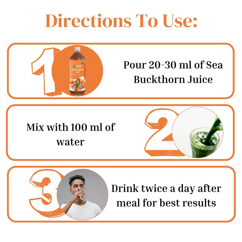 Sovam Sea Buckthorn Juice 1000 ml