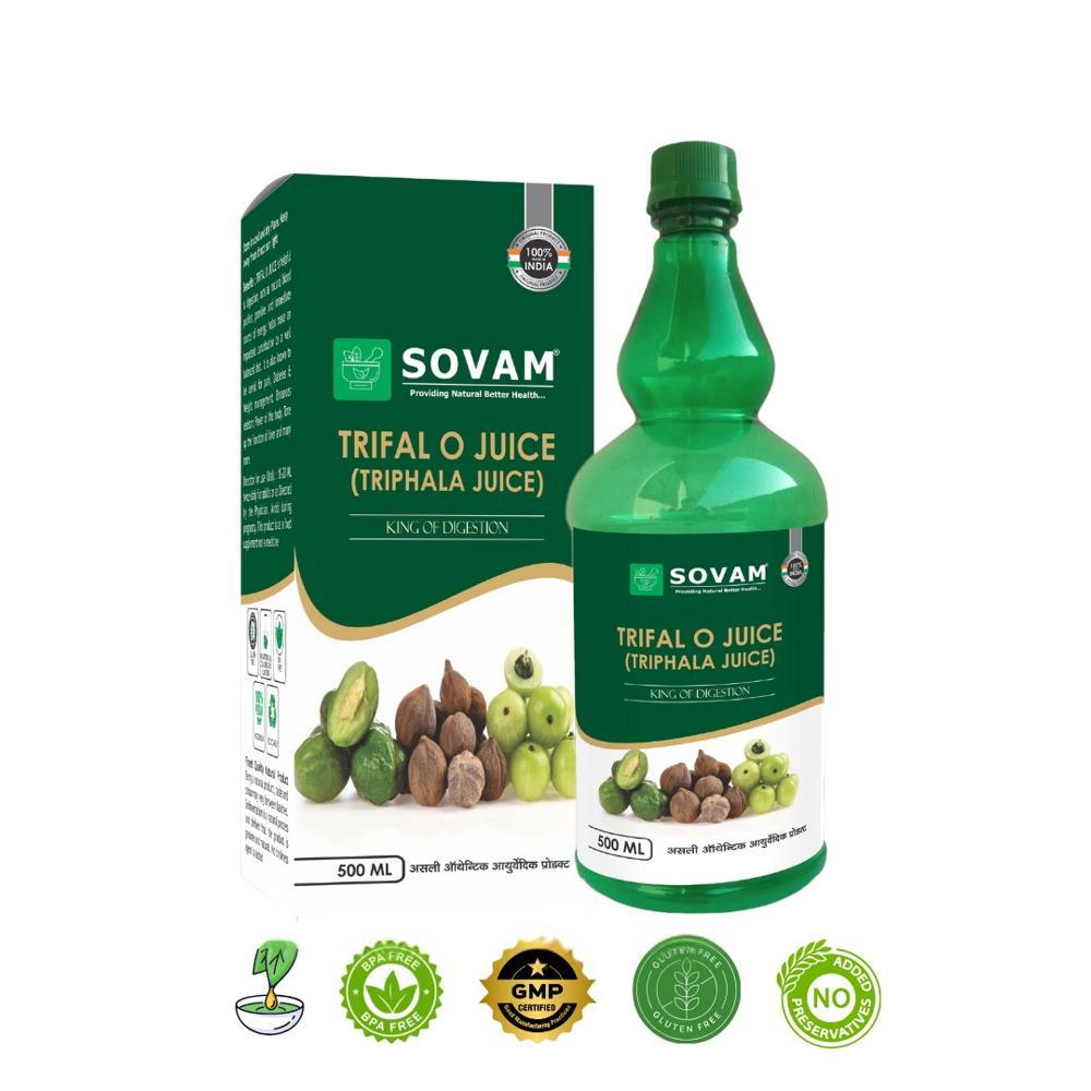 Sovam Triphala Digestive Juice 500 Ml - Age Group: Suitable For All