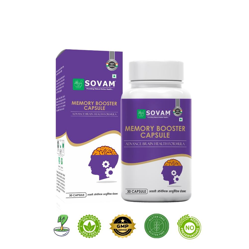 Sovam Memory Booster Capsules - Age Group: For Adults