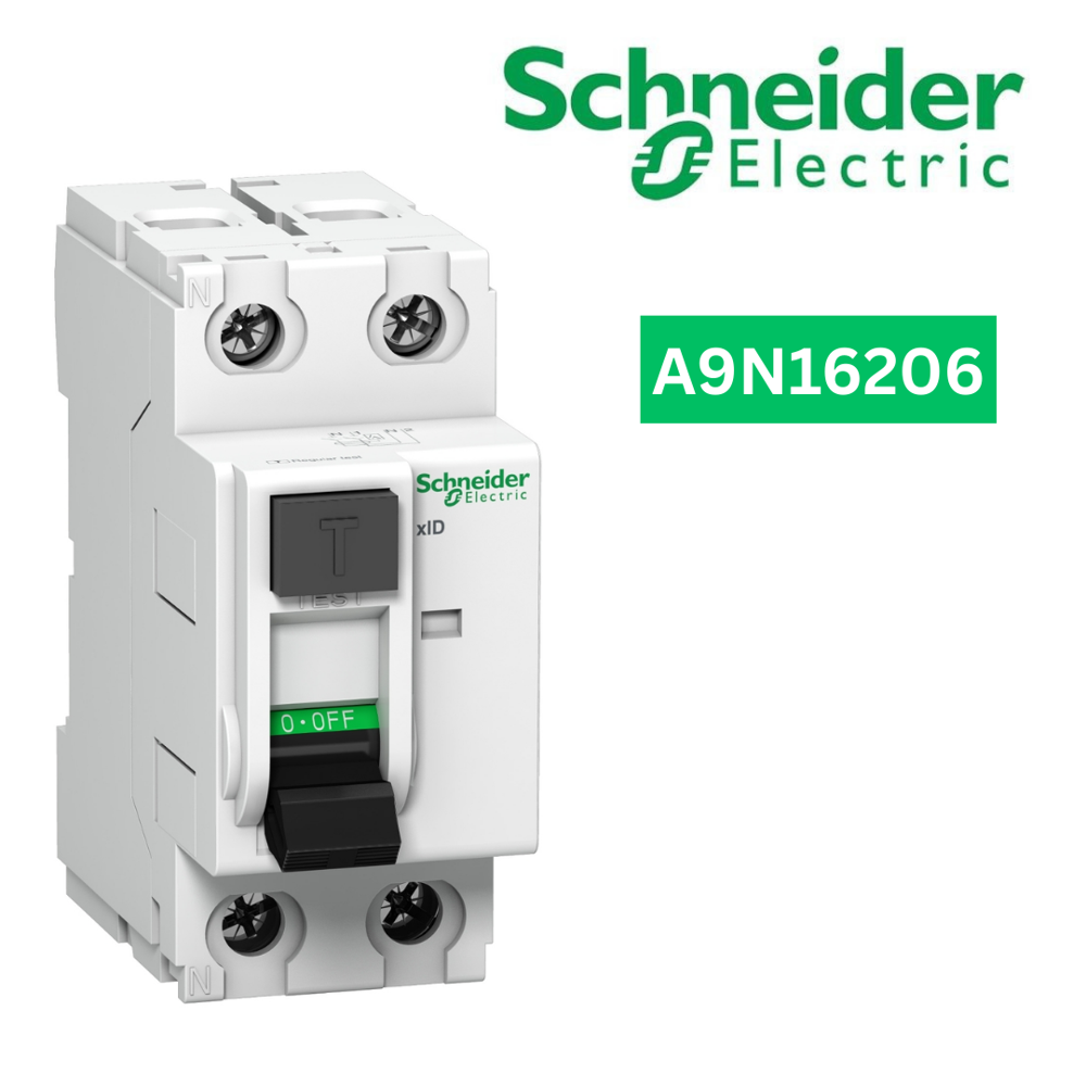 A9N16206-Acti 9 xID residual circuit breaker - 40 A - 2P - 300mA class AC instantaneous