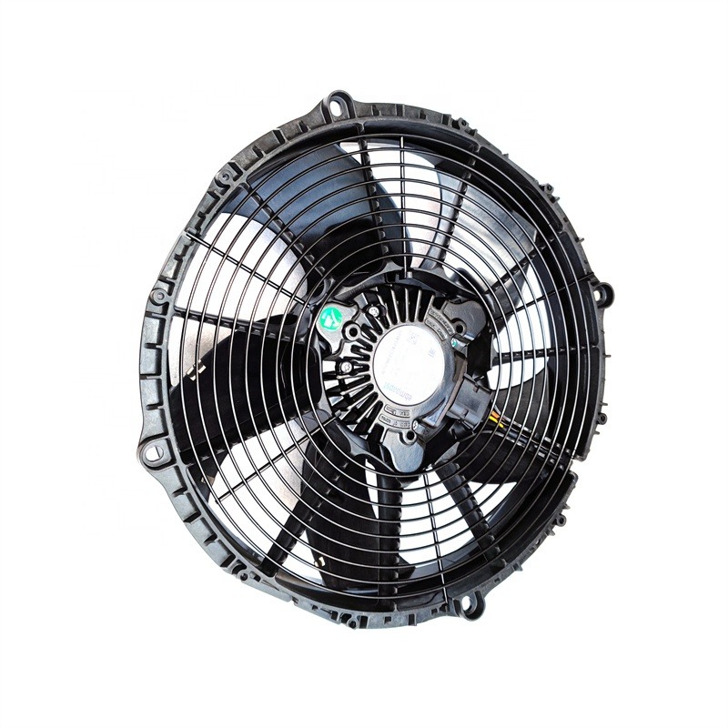 Ebmpapst W1g300-ec24-03/af01 W1g300-ec24-04 Condenser Ec 300mm 245w Automotive Air Conditioner Axial Cooling Fan Evaporators - Color: Black