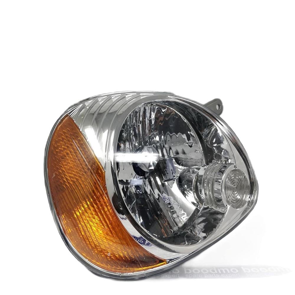 K D Headlight For Hyundai Santro 1998-2003 ( Without Adjustable Motor) - Body Material: Plastic