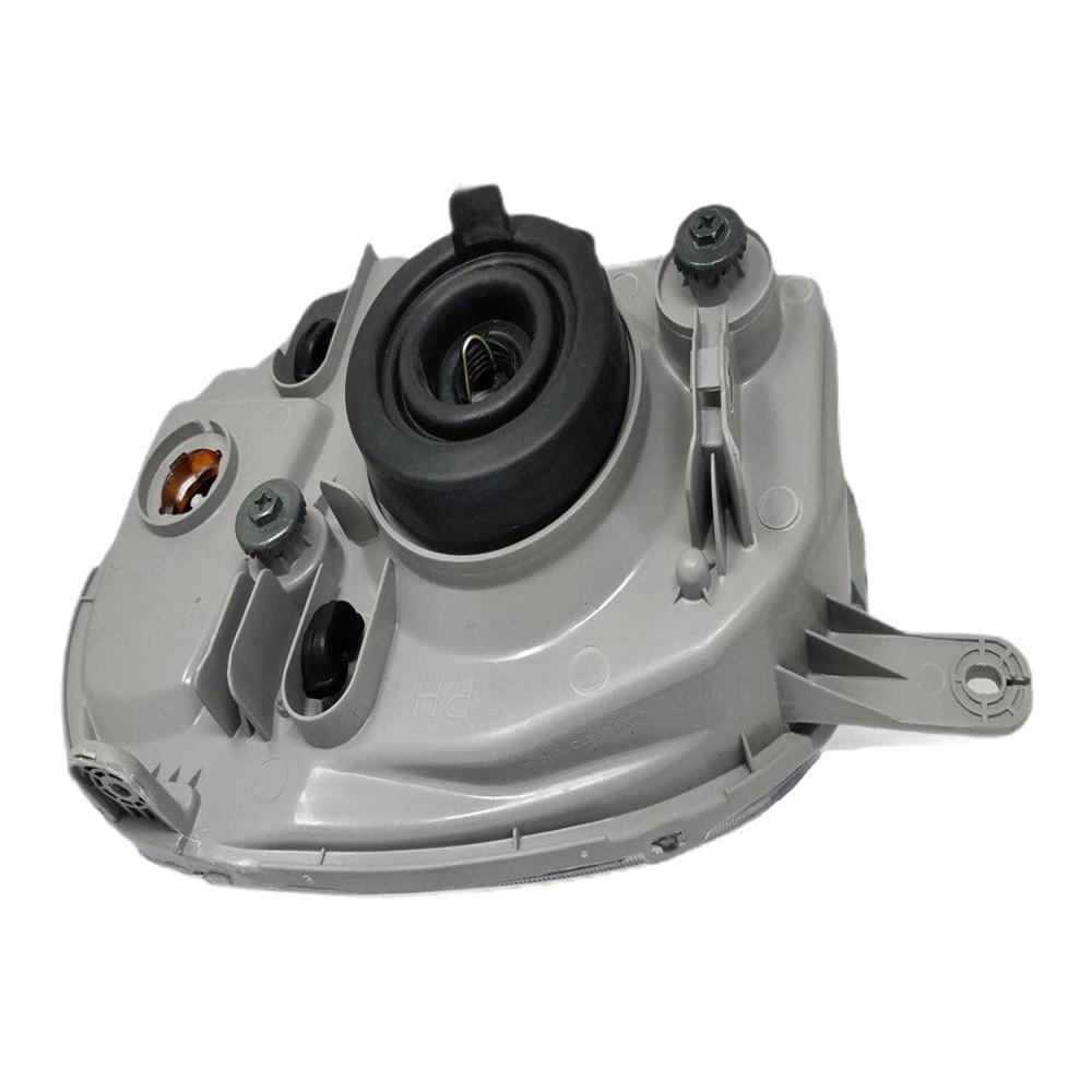 K D Headlight For Hyundai Santro 1998-2003 ( Without Adjustable Motor) - Body Material: Plastic