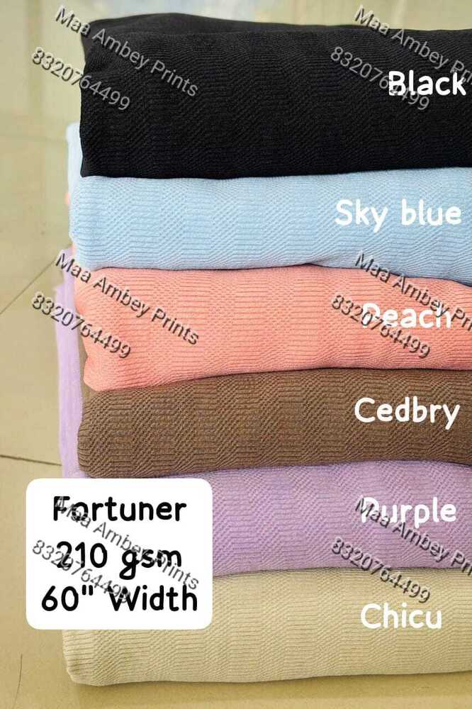 Fortuner Polyester Lycra Fabric