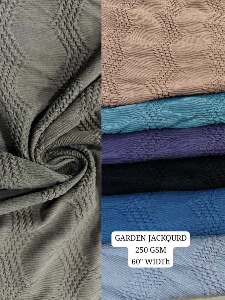 Garden Jacquard Polyester Lycra Fabric