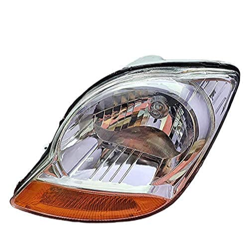 K D Headlight Assembly For Chevrolet Spark 2007-2016 ( Without Adjustable Motor) - Body Material: Plastic