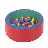 Ball Pool Round With 500 Balls - Color: Red