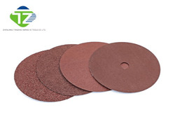 04_Five Inch Aluminum Oxide Fiber Disc - Color: Blue