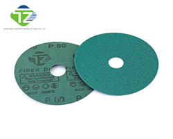 03_Five Inch Green Ceramic Fiber Disc - Shape: Round