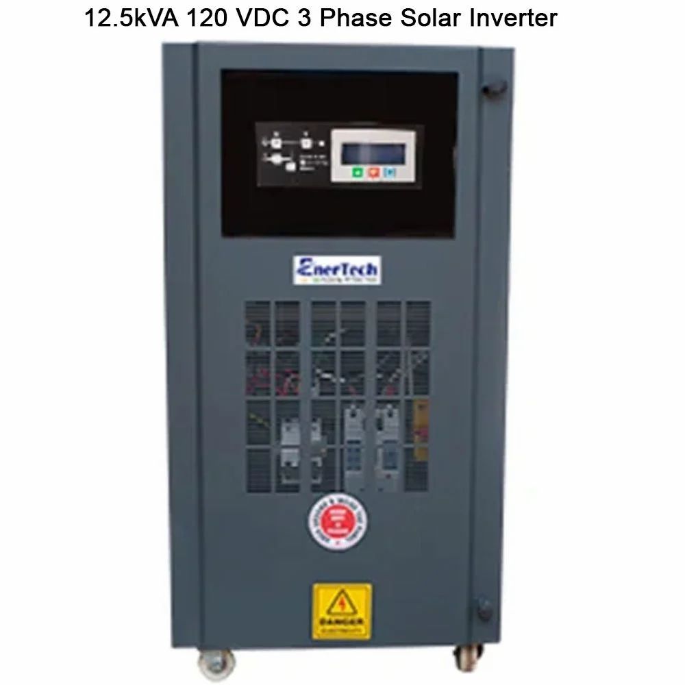 Enertech Three 12.5kVA 120 VDC 3 Phase Solar Inverter