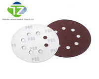 02_five Inch Aluminum Oxide Sanding Disc - Color: Brown