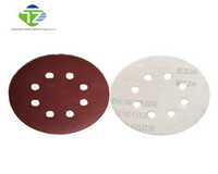 03_five Inch Aluminum Oxide Sanding Disc - Color: Brown