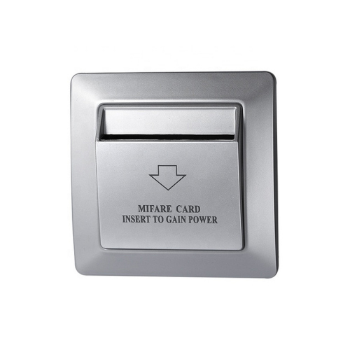 Grey Key Card Switch For Hotel Room - Current Rating: 16 A