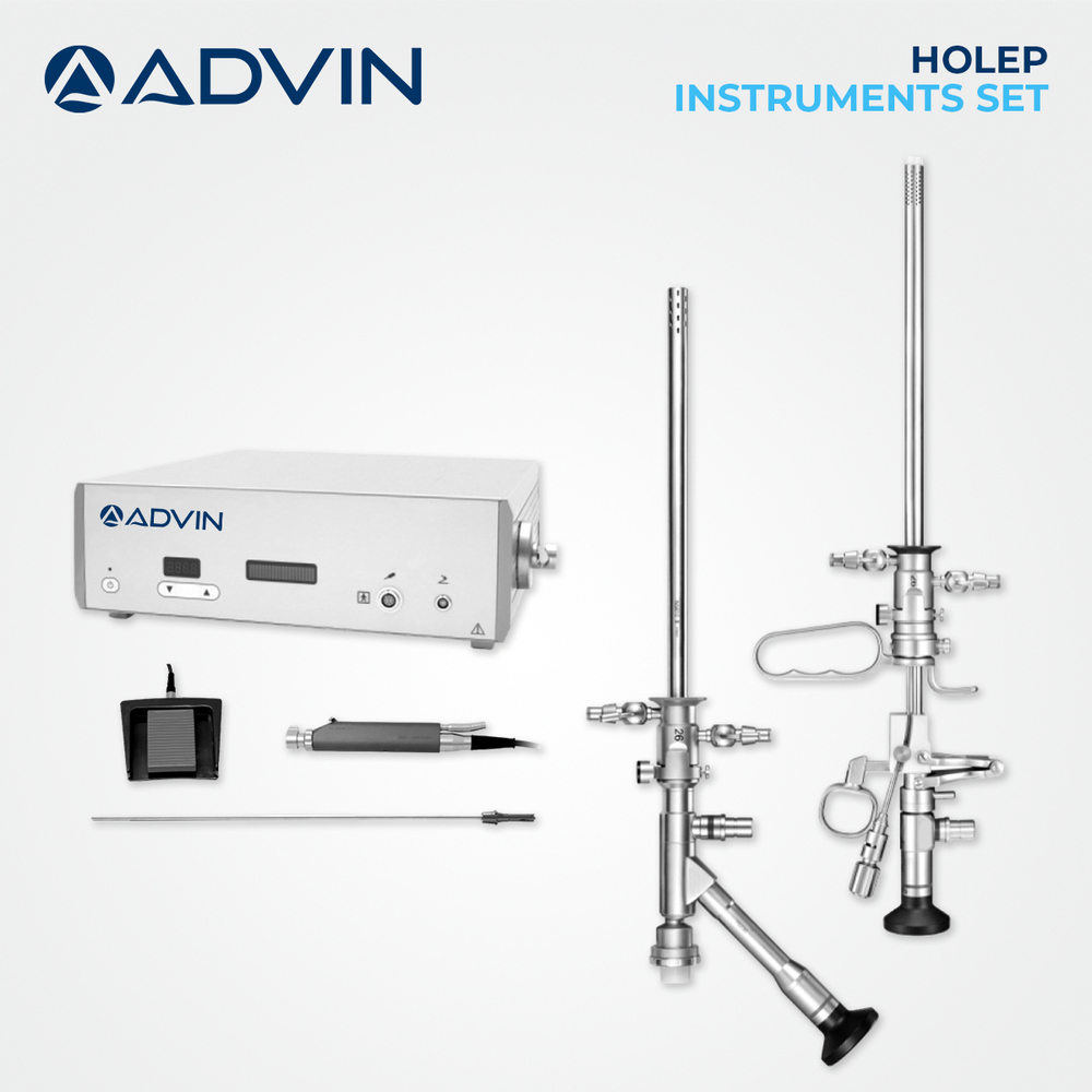 Holep Instruments Set - High-grade Surgical Steel, Ergonomic Design For Enhanced Control , Precision Tools For Holmium Laser Enucleation Of Prostate