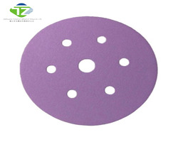 04_Five Inch Purple Coating Sanding Disc - Material: Aluminum Oxide