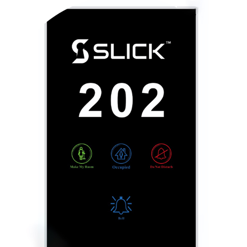 Digital Door Plate - Color: Black