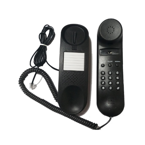 Black Bathroom Phone - Material: Plastic